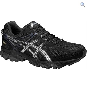 Asics Gel Sonoma GTX Trail Running Shoe - Size: 10 - Colour: BLK-SILVER-GREY Asics Gel Sonoma GTX Trail Running Shoe - Size: 10 - Colour: BLK-SILVER-GREY